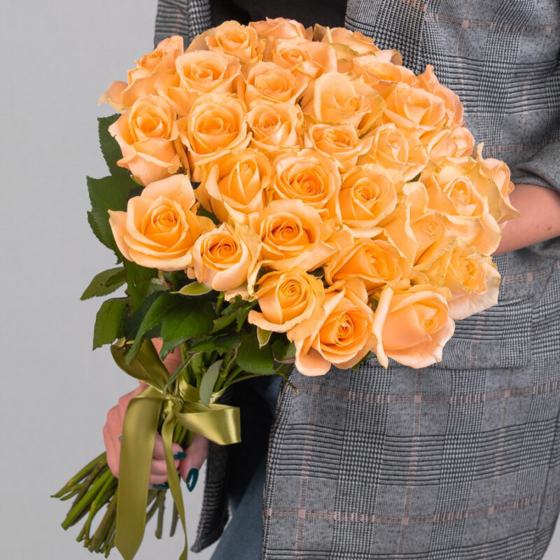 Персиковые Розы